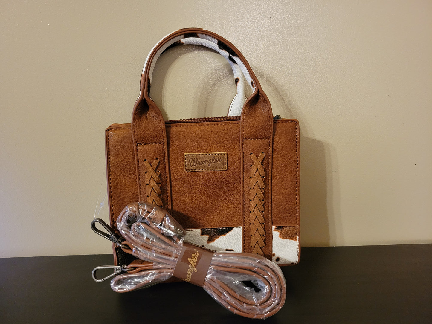 Wrangler Cow Print MINI tote/crossbody