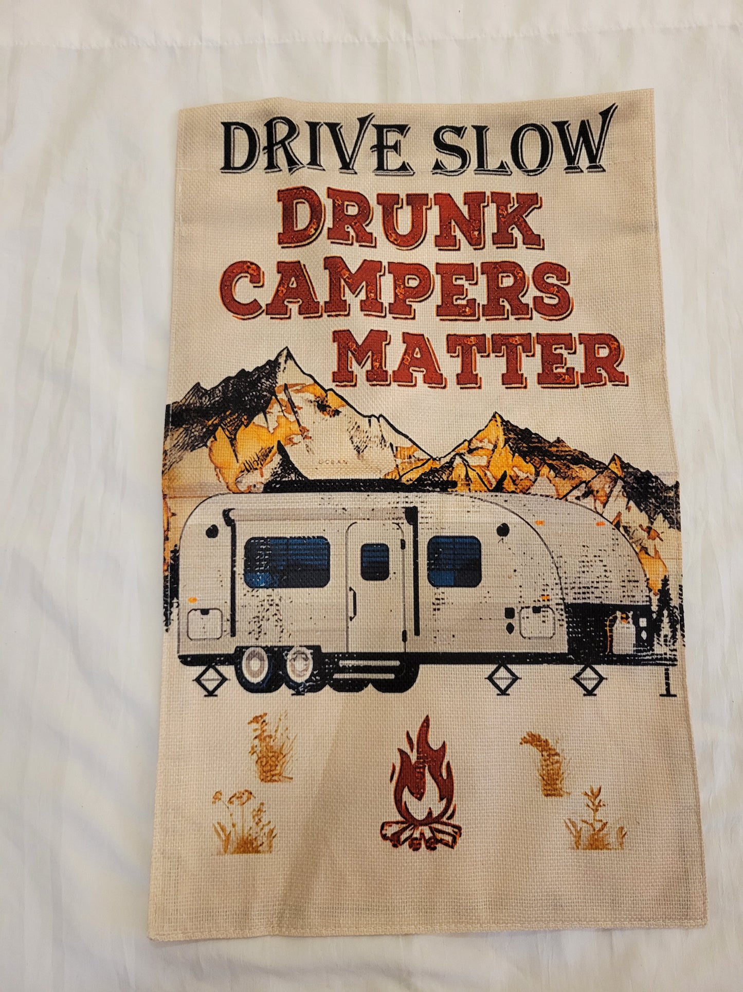 Garden Flag - Drunk Campers Matter