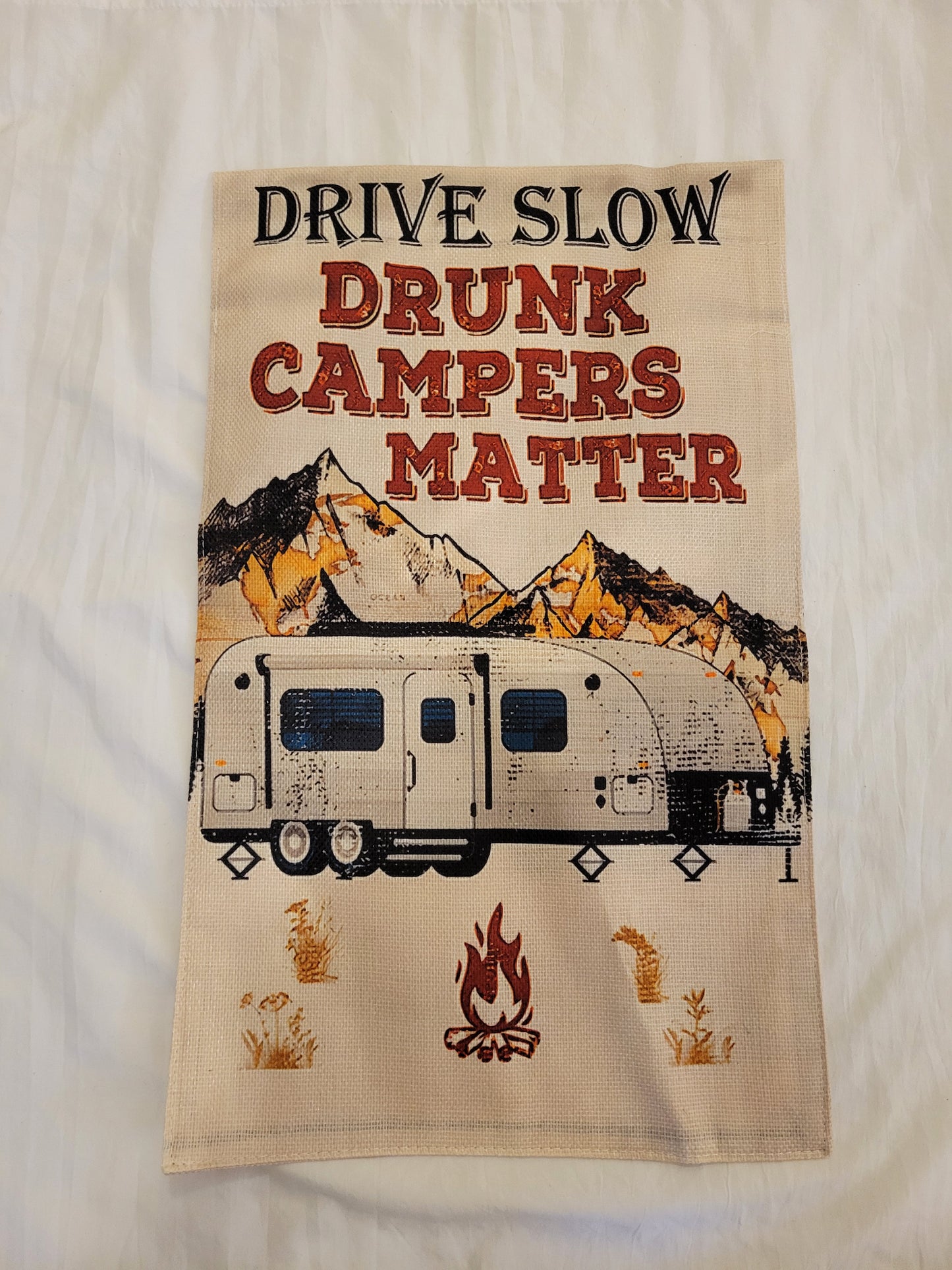 Garden Flag - Drunk Campers Matter