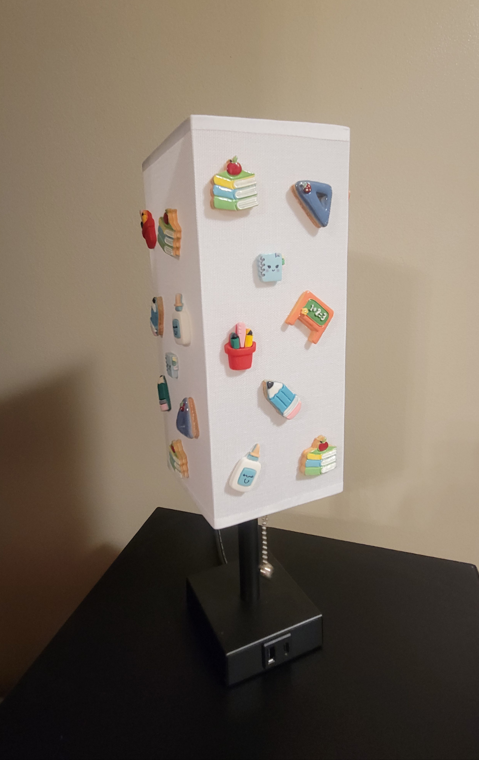 School / Teacher Themed Lamp